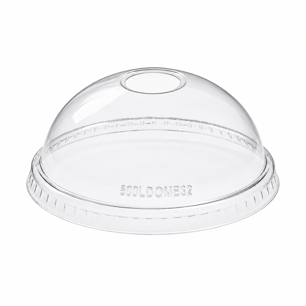 PET Dome Lids for Cold Cups