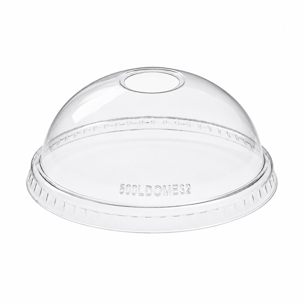 PET Dome Lids for Cold Cups