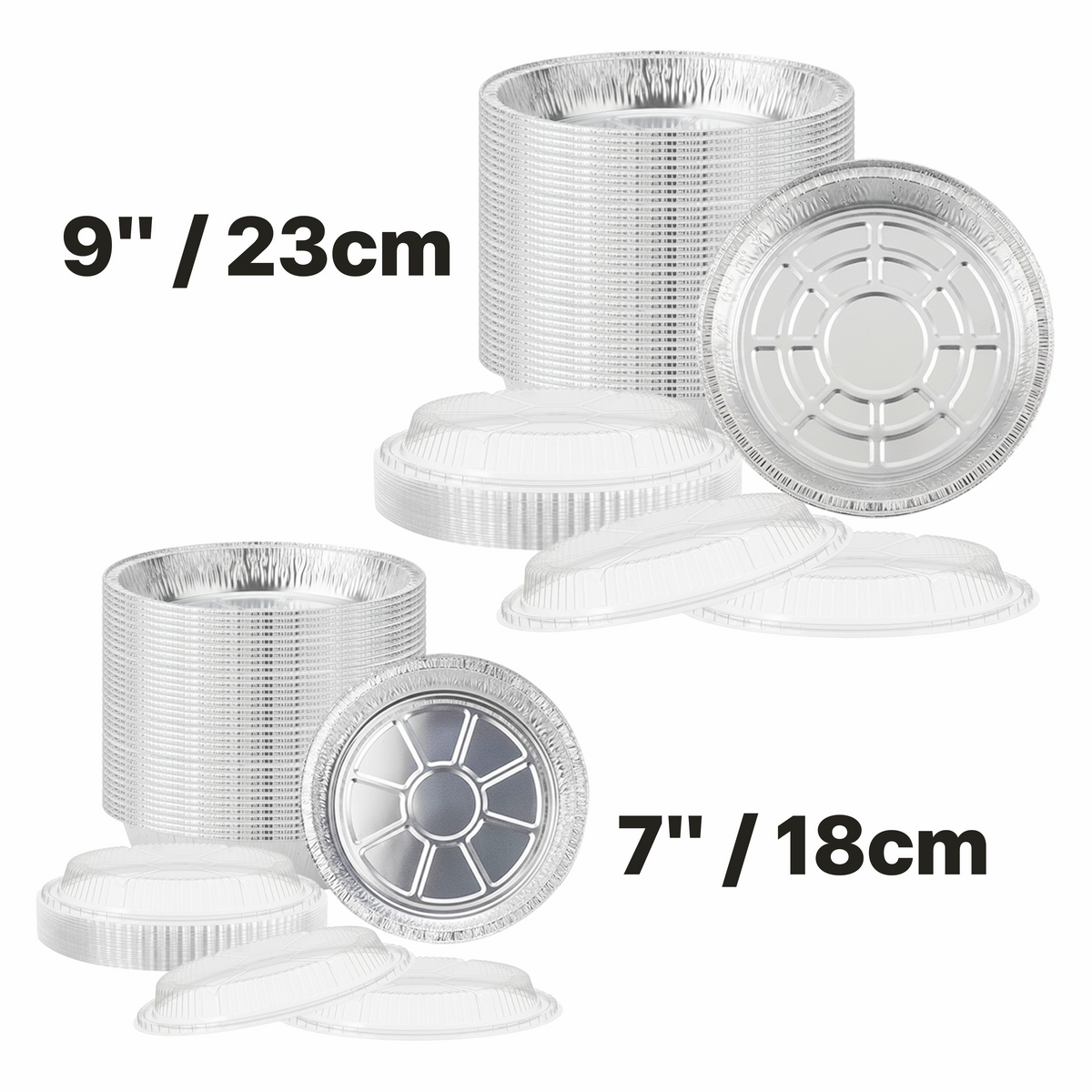 Round Aluminum Containers — representative product photo