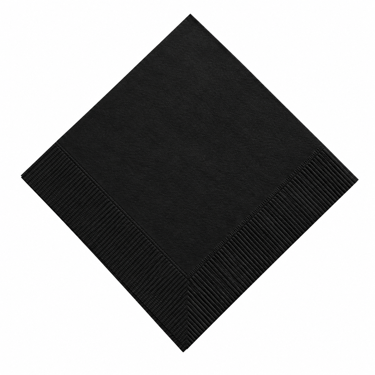 Black 2-Ply Beverage Napkins — representative product photo
