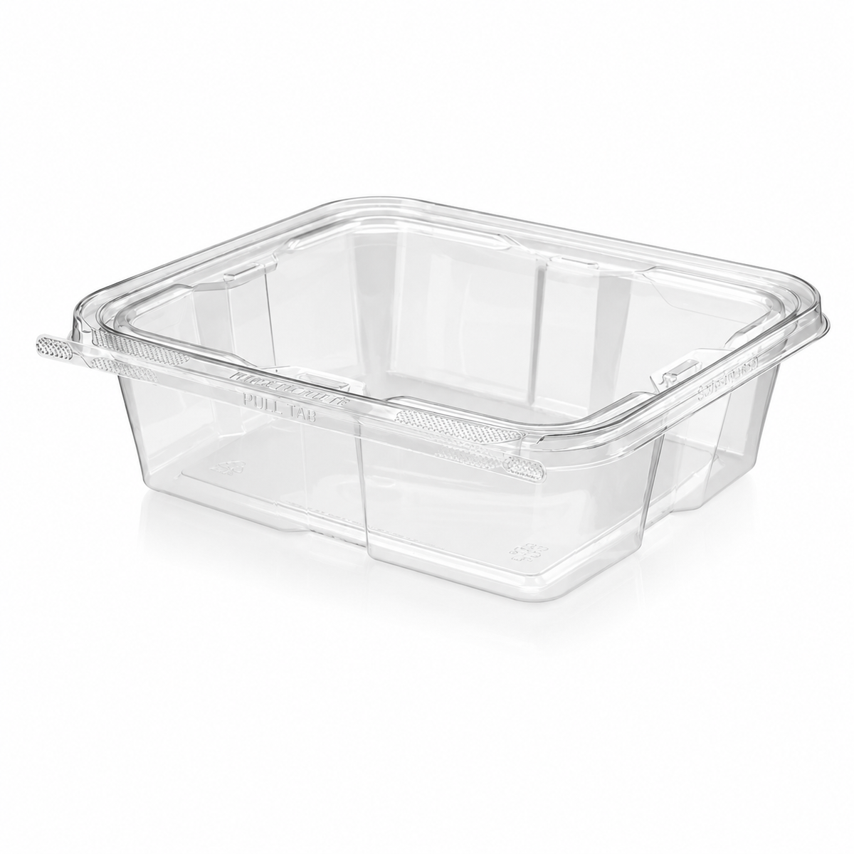 Clear Hinged Showcase Containers — representative product photo